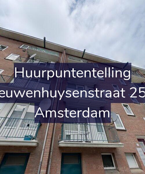 Foto gevel Huurpuntentelling voor Nieuwenhuysenstraat 25-2, Amsterdam