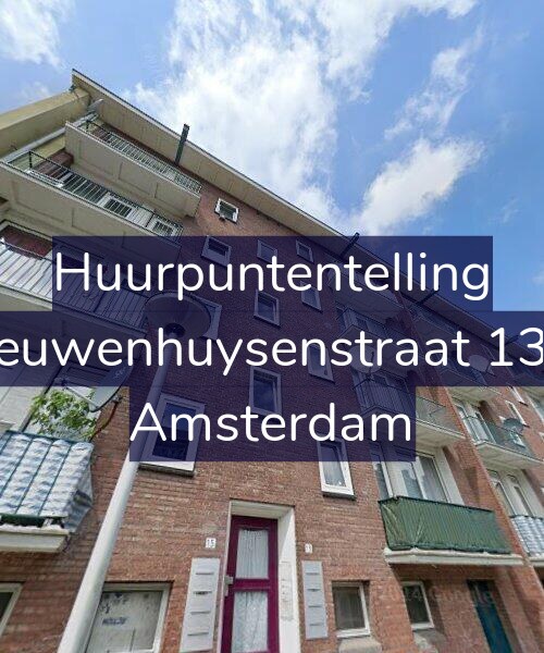 Foto gevel Huurpuntentelling voor Nieuwenhuysenstraat 13-2, Amsterdam