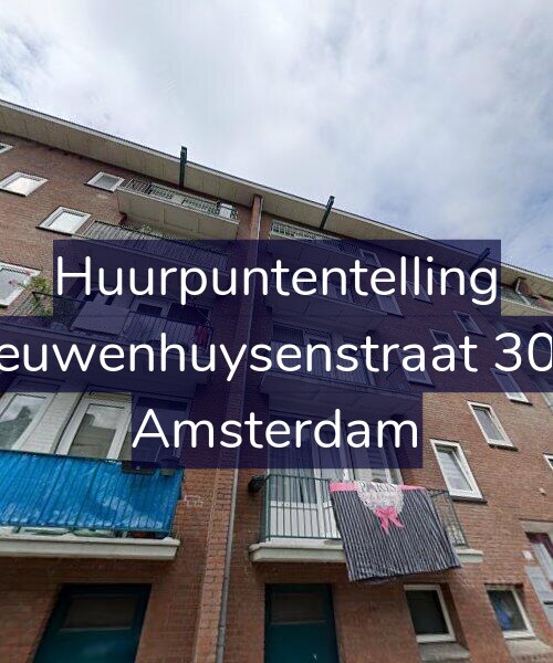 Foto gevel Huurpuntentelling voor Nieuwenhuysenstraat 30-3, Amsterdam