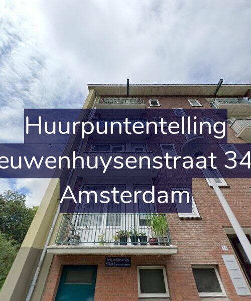 Foto gevel Huurpuntentelling voor Nieuwenhuysenstraat 34-2, Amsterdam