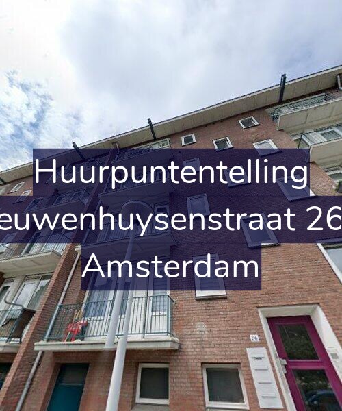 Foto gevel Huurpuntentelling voor Nieuwenhuysenstraat 26-2, Amsterdam
