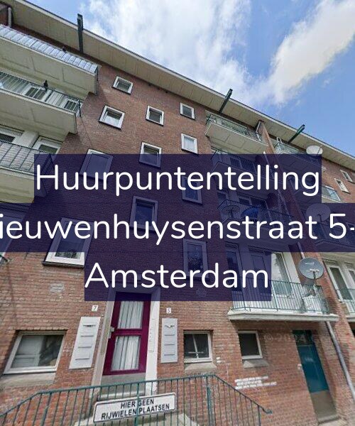 Foto gevel Huurpuntentelling voor Nieuwenhuysenstraat 5-1, Amsterdam