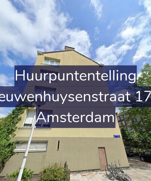 Foto gevel Huurpuntentelling voor Nieuwenhuysenstraat 17-1, Amsterdam