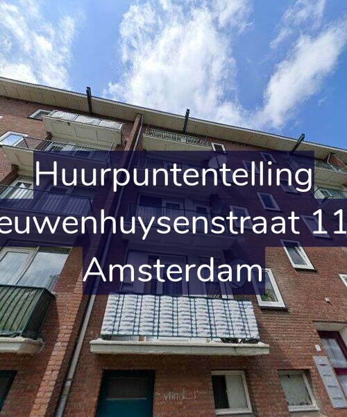 Foto gevel Huurpuntentelling voor Nieuwenhuysenstraat 11-2, Amsterdam