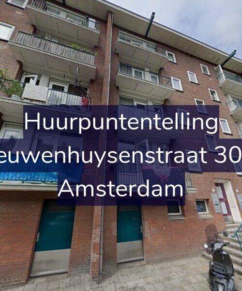 Foto gevel Huurpuntentelling voor Nieuwenhuysenstraat 30-H, Amsterdam