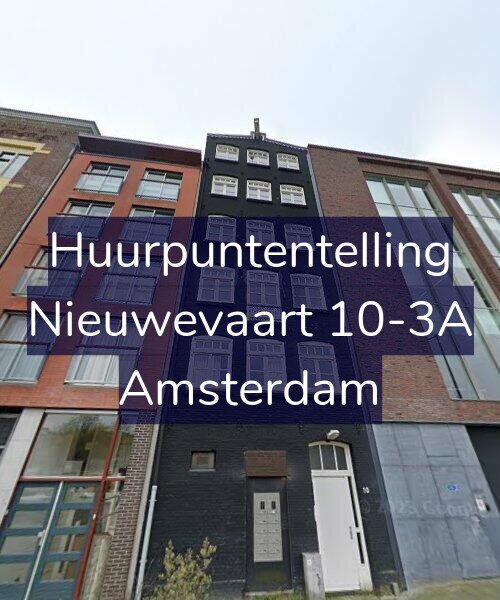 Foto gevel Huurpuntentelling voor Nieuwevaart 10-3A, Amsterdam