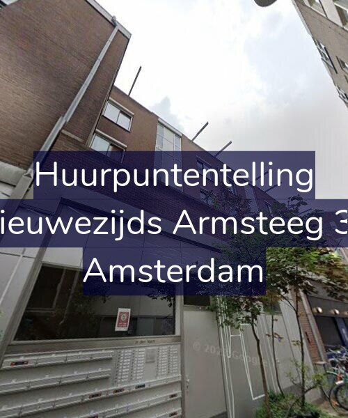 Foto gevel Huurpuntentelling voor Nieuwezijds Armsteeg 31, Amsterdam