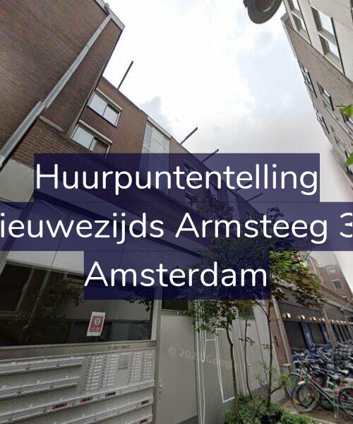 Foto gevel Huurpuntentelling voor Nieuwezijds Armsteeg 39, Amsterdam