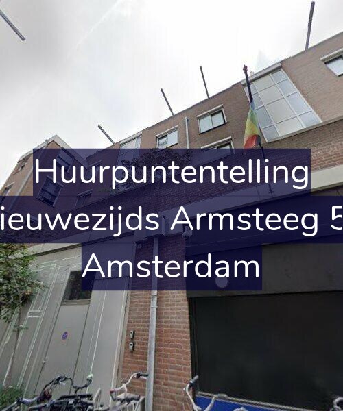 Foto gevel Huurpuntentelling voor Nieuwezijds Armsteeg 55, Amsterdam