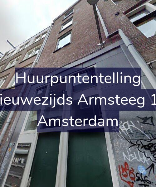 Foto gevel Huurpuntentelling voor Nieuwezijds Armsteeg 10, Amsterdam