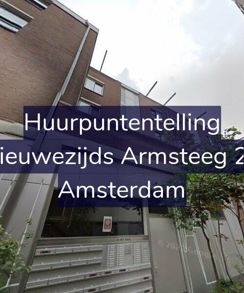 Foto gevel Huurpuntentelling voor Nieuwezijds Armsteeg 23, Amsterdam