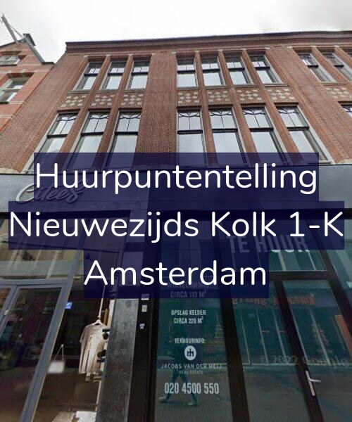 Foto gevel Huurpuntentelling voor Nieuwezijds Kolk 1-K, Amsterdam