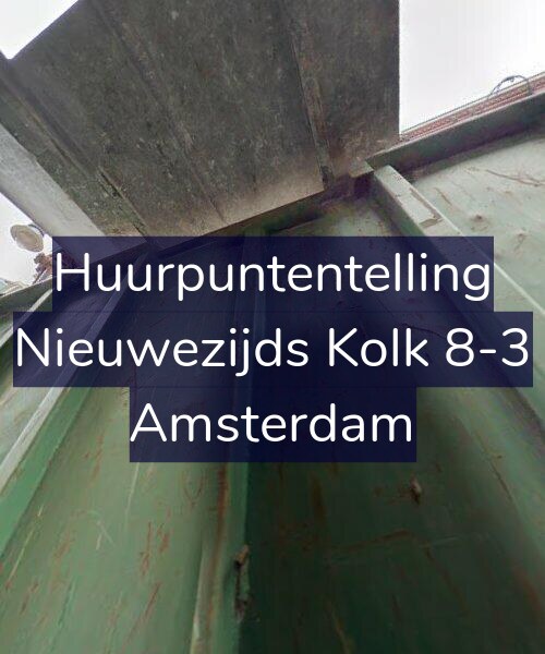 Foto gevel Huurpuntentelling voor Nieuwezijds Kolk 8-3, Amsterdam