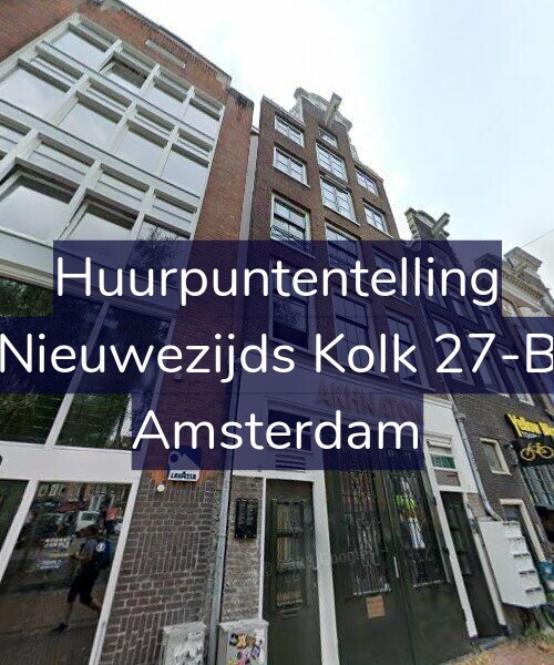 Foto gevel Huurpuntentelling voor Nieuwezijds Kolk 27-B, Amsterdam