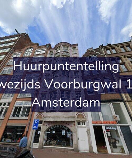 Foto gevel Huurpuntentelling voor Nieuwezijds Voorburgwal 112-B, Amsterdam