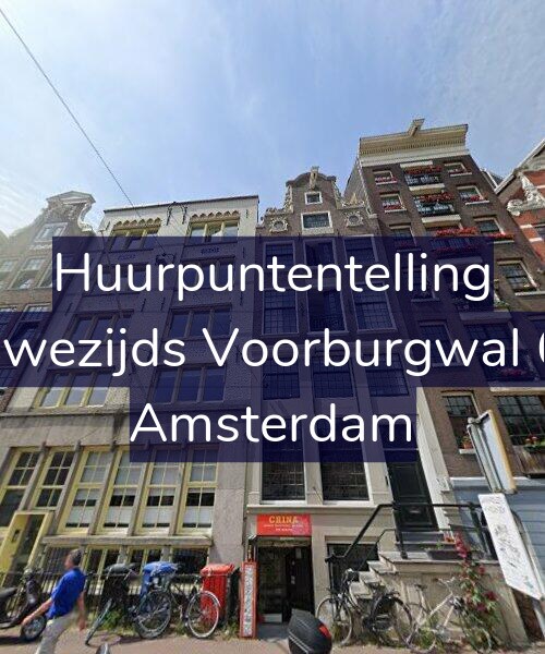 Foto gevel Huurpuntentelling voor Nieuwezijds Voorburgwal 66-F, Amsterdam