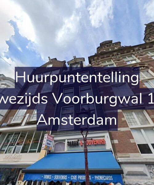 Foto gevel Huurpuntentelling voor Nieuwezijds Voorburgwal 172-3, Amsterdam