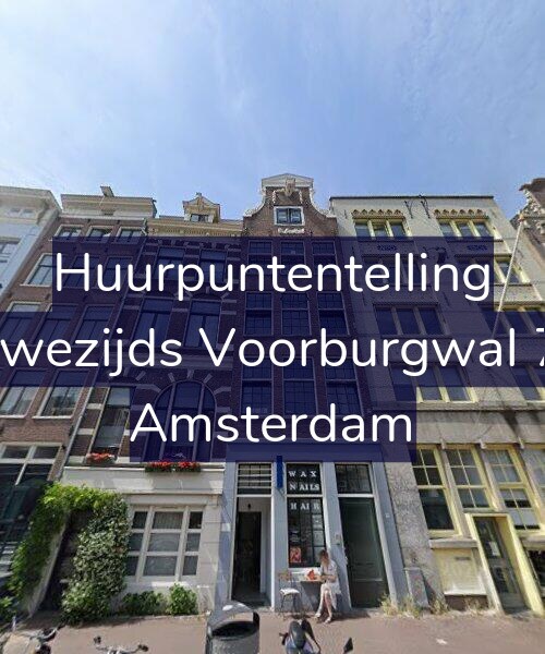 Foto gevel Huurpuntentelling voor Nieuwezijds Voorburgwal 72-C, Amsterdam