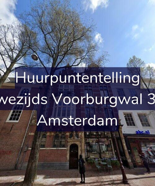Foto gevel Huurpuntentelling voor Nieuwezijds Voorburgwal 381-B, Amsterdam