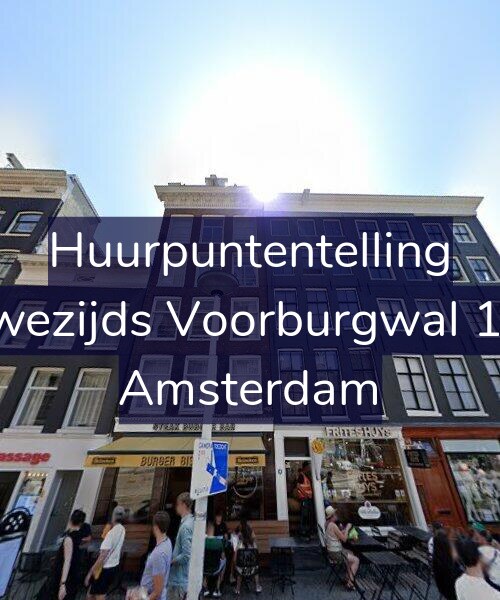 Foto gevel Huurpuntentelling voor Nieuwezijds Voorburgwal 155-A, Amsterdam