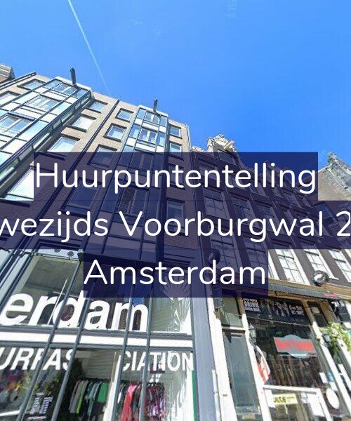 Foto gevel Huurpuntentelling voor Nieuwezijds Voorburgwal 250-2, Amsterdam