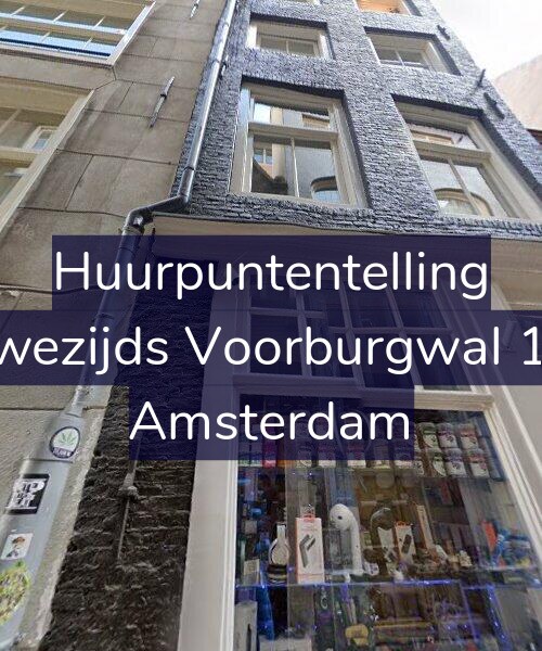 Foto gevel Huurpuntentelling voor Nieuwezijds Voorburgwal 169-F, Amsterdam