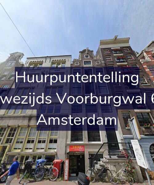 Foto gevel Huurpuntentelling voor Nieuwezijds Voorburgwal 66-C, Amsterdam