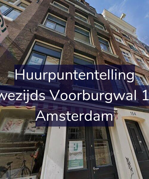 Foto gevel Huurpuntentelling voor Nieuwezijds Voorburgwal 154-A, Amsterdam