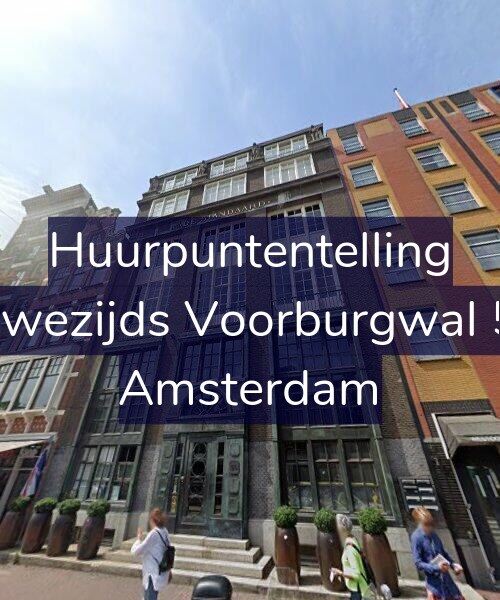Foto gevel Huurpuntentelling voor Nieuwezijds Voorburgwal 56-E, Amsterdam