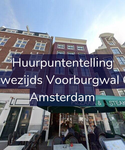 Foto gevel Huurpuntentelling voor Nieuwezijds Voorburgwal 63-3, Amsterdam