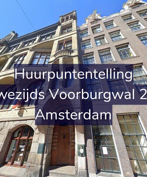 Foto gevel Huurpuntentelling voor Nieuwezijds Voorburgwal 232-G, Amsterdam