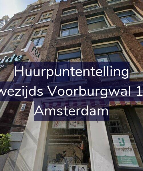 Foto gevel Huurpuntentelling voor Nieuwezijds Voorburgwal 156-D, Amsterdam