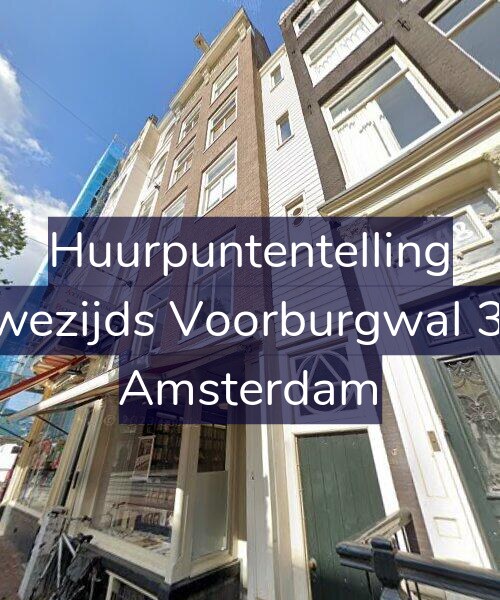 Foto gevel Huurpuntentelling voor Nieuwezijds Voorburgwal 350-4, Amsterdam