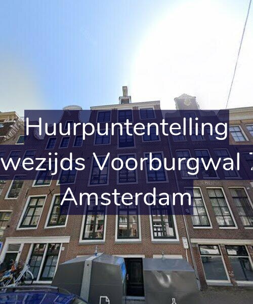 Foto gevel Huurpuntentelling voor Nieuwezijds Voorburgwal 78-K, Amsterdam