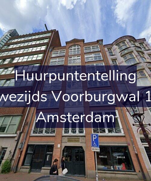 Foto gevel Huurpuntentelling voor Nieuwezijds Voorburgwal 118-F, Amsterdam