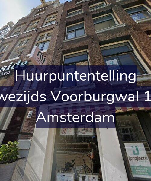 Foto gevel Huurpuntentelling voor Nieuwezijds Voorburgwal 156-C, Amsterdam