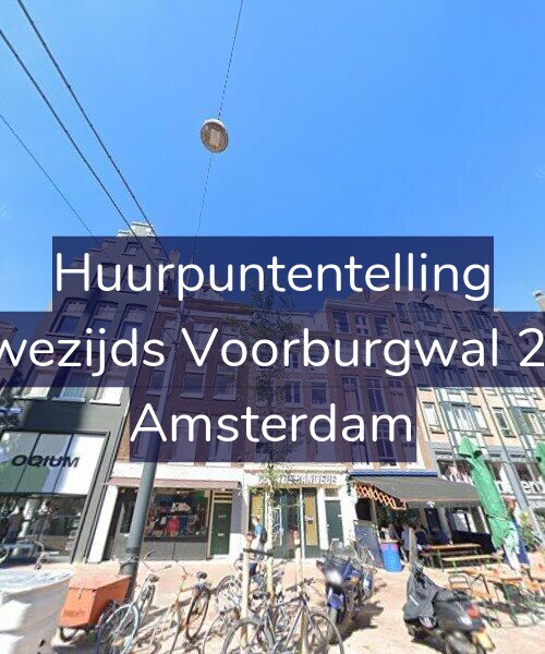 Foto gevel Huurpuntentelling voor Nieuwezijds Voorburgwal 258-A, Amsterdam