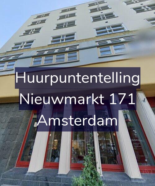 Foto gevel Huurpuntentelling voor Nieuwmarkt 171, Amsterdam