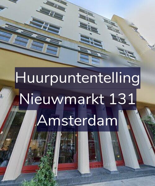 Foto gevel Huurpuntentelling voor Nieuwmarkt 131, Amsterdam