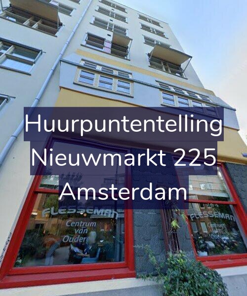 Foto gevel Huurpuntentelling voor Nieuwmarkt 225, Amsterdam