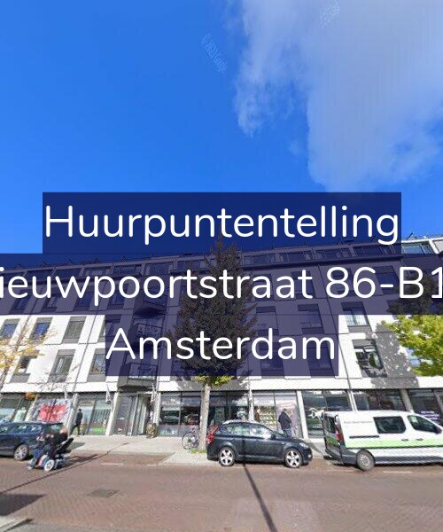 Foto gevel Huurpuntentelling voor Nieuwpoortstraat 86-B18, Amsterdam