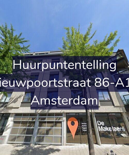 Foto gevel Huurpuntentelling voor Nieuwpoortstraat 86-A10, Amsterdam
