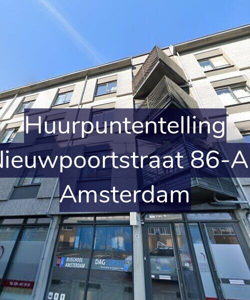 Foto gevel Huurpuntentelling voor Nieuwpoortstraat 86-A3, Amsterdam