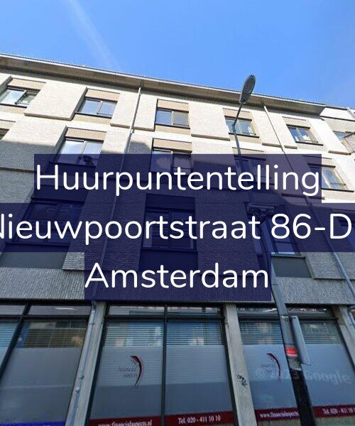 Foto gevel Huurpuntentelling voor Nieuwpoortstraat 86-D5, Amsterdam