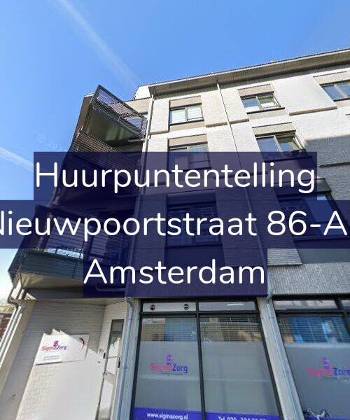 Foto gevel Huurpuntentelling voor Nieuwpoortstraat 86-A9, Amsterdam