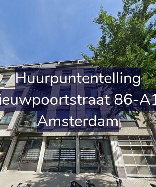 Foto gevel Huurpuntentelling voor Nieuwpoortstraat 86-A12, Amsterdam