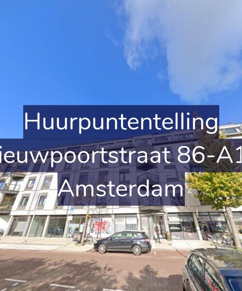 Foto gevel Huurpuntentelling voor Nieuwpoortstraat 86-A19, Amsterdam