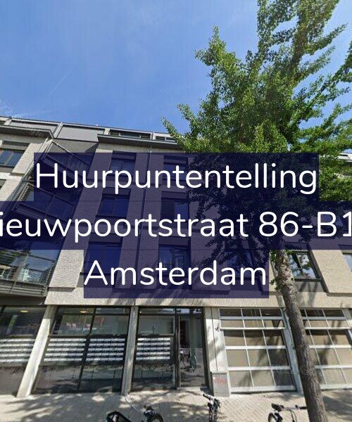 Foto gevel Huurpuntentelling voor Nieuwpoortstraat 86-B10, Amsterdam