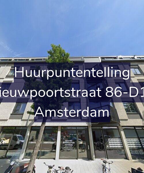 Foto gevel Huurpuntentelling voor Nieuwpoortstraat 86-D13, Amsterdam