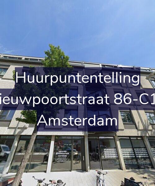 Foto gevel Huurpuntentelling voor Nieuwpoortstraat 86-C13, Amsterdam